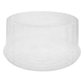 Showcake Cake Container & Lid Combo With High Dome Lid 10 OZ 12X5 IN OPS Clear Round 55/Case