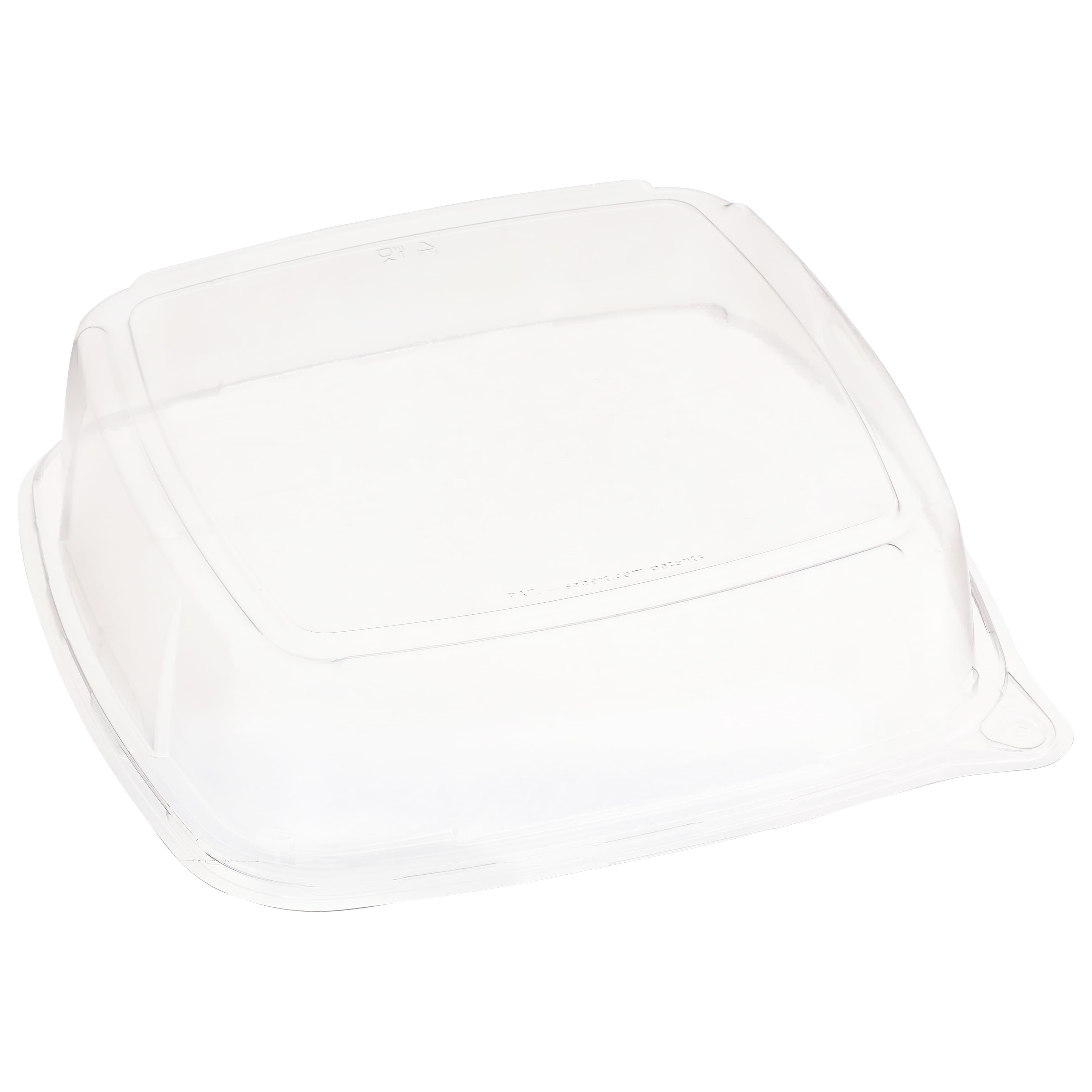 Mozaïk® Lid Dome 12X12X3.05 IN PET Clear Square For Container 25/Case