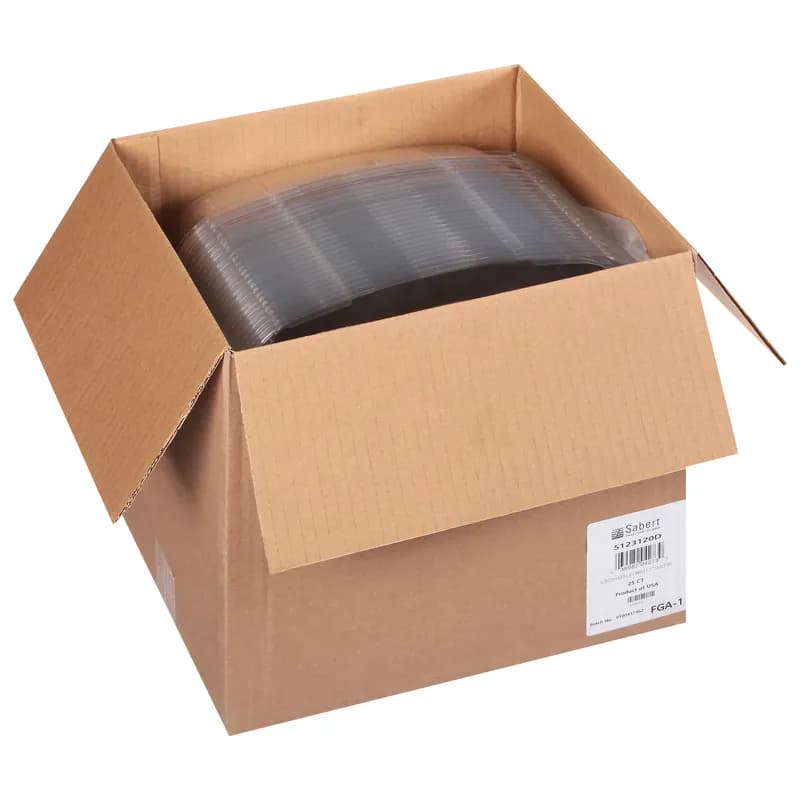 Mozaïk® Lid Dome 12X12X3.05 IN PET Clear Square For Container 25/Case