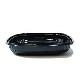 Fresh 'n Clear® Bowl Large (LG) 32 OZ PET Black Square 150/Case