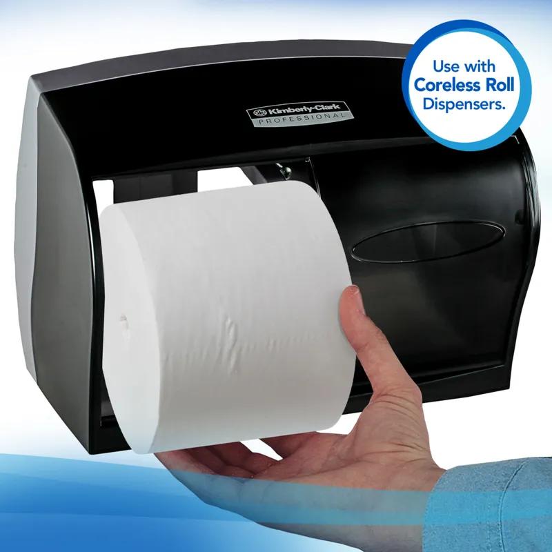 Scott® Essential Toilet Paper & Tissue Roll 4X3.7 IN 2PLY White Coreless Standard 800 Sheets/Roll 36 Rolls/Case