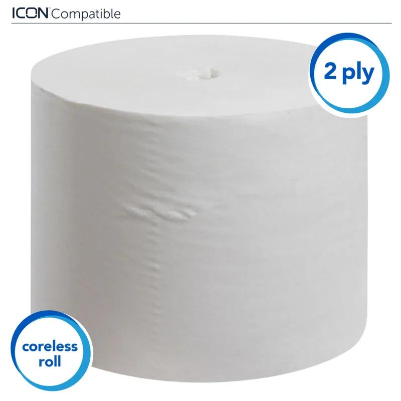 Scott® Essential Toilet Paper & Tissue Roll 4X3.7 IN 2PLY White Coreless Standard 800 Sheets/Roll 36 Rolls/Case