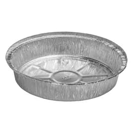 Take-Out Container Base 8.5X1.625 IN Aluminum Silver Round 500/Case