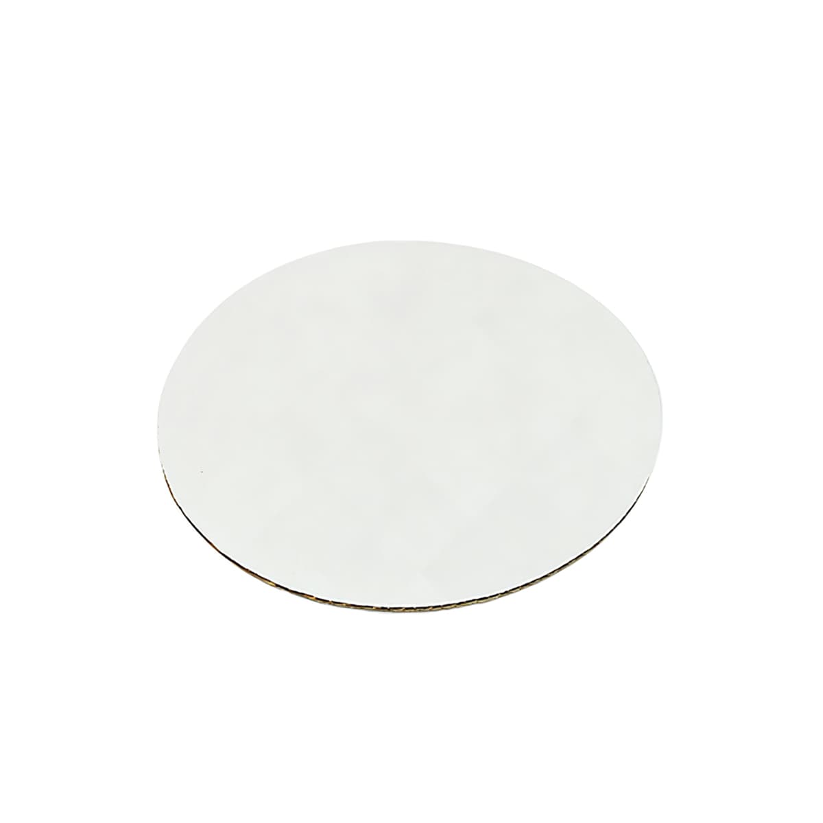 Cake Circle 8 IN Corrugated Paperboard White Round Single Wall 500/Case