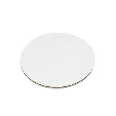 Cake Circle 8 IN Corrugated Paperboard White Round Single Wall 500/Case