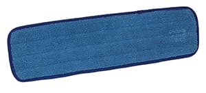 MaxiPlus® Wet Mop Pad 24X5 IN Blue Microfiber Pocket 12/Case