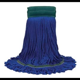 MaxiPlus® Mop Head Medium (MED) Blue Microfiber Loop End 5IN Headband 12/Case
