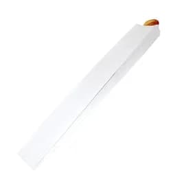 Baguette Bread Bag 4X2.5X27 IN Paper White Unprinted 1000/Case