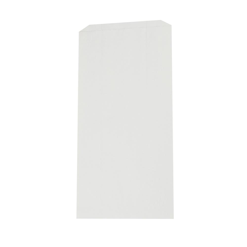Bread Bag 8.5X4.5X14 IN Bleached Kraft Paper White Unprinted Gusset 1000/Case
