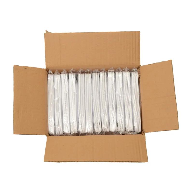 Plate 6.5 IN PS White Square 120/Case