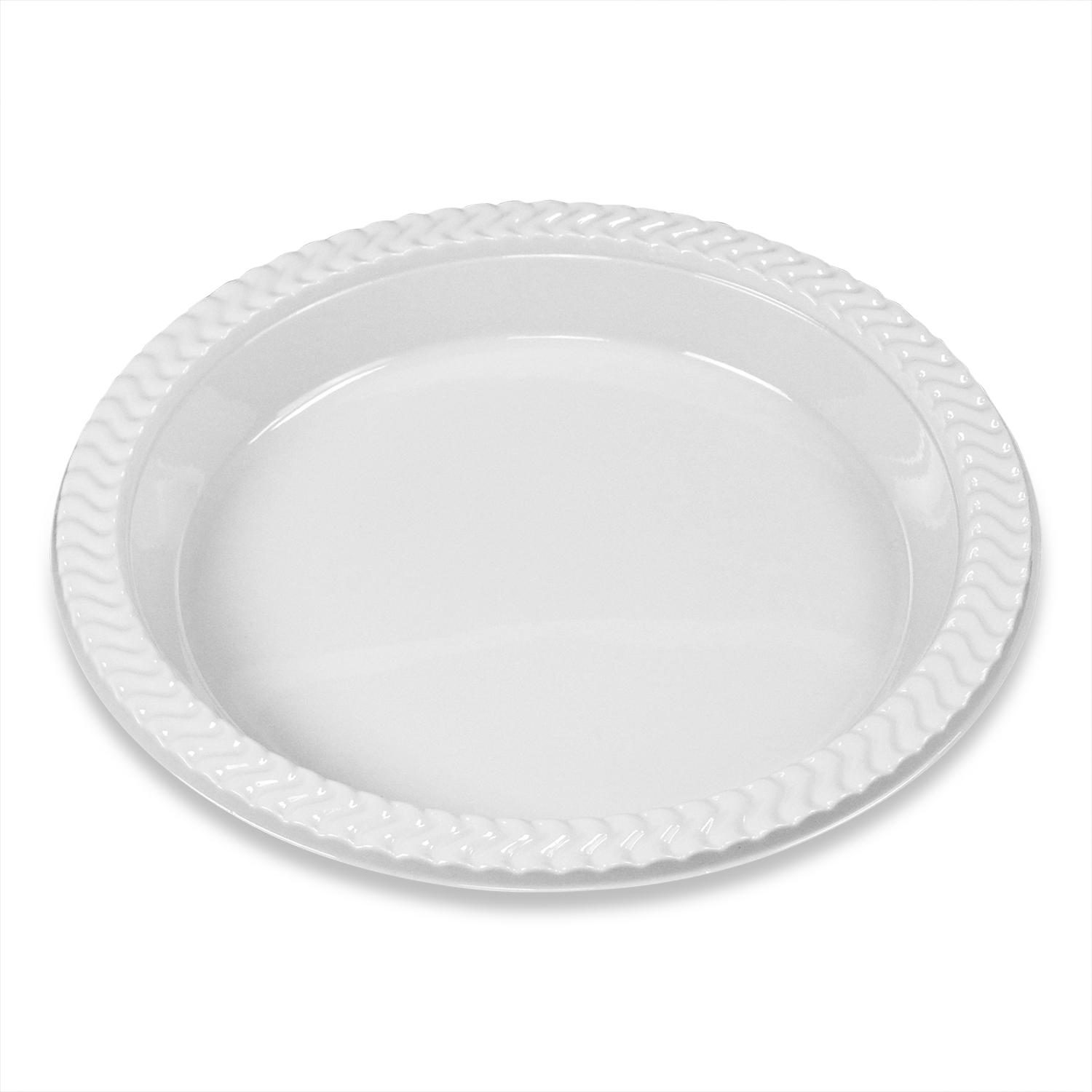 Plate 10 IN HIPS White Heavy 400/Case