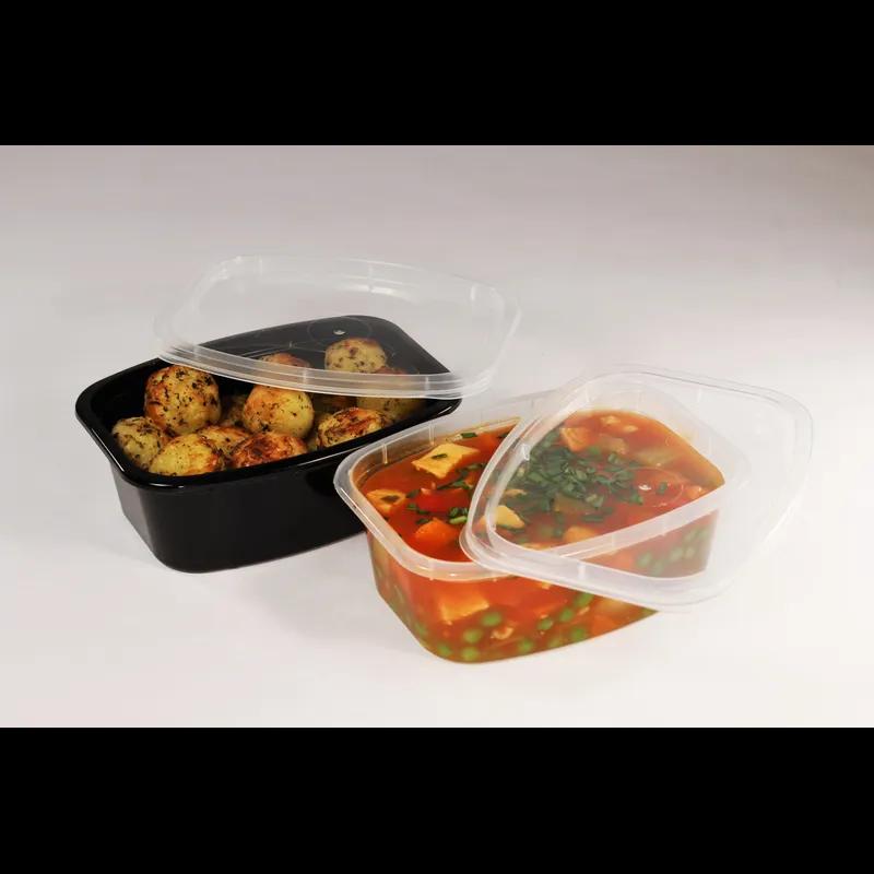 Deli Container Base 12 OZ Plastic Clear Rectangle 400/Case