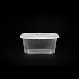 Deli Container Base 16 OZ Plastic Clear Rectangle 400/Case