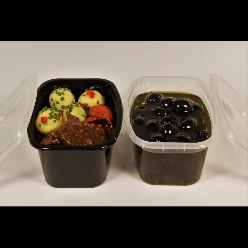 Deli Container Base 16 OZ Plastic Clear Rectangle 400/Case