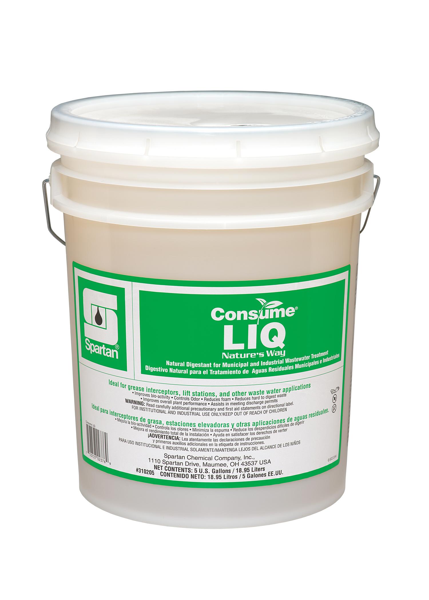 Consume® LIQ Unscented Wastewater Treatment 5 GAL Alkaline Liquid 1/Pail