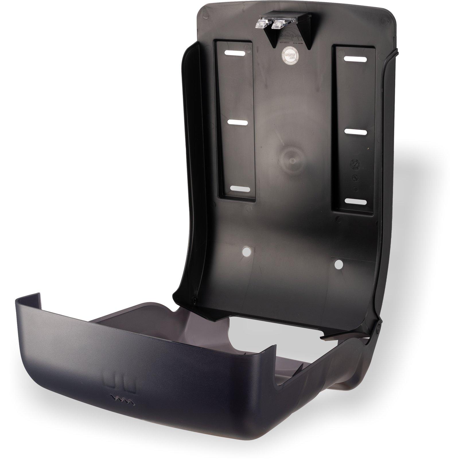 San Jamar Oceans® Paper Towel Dispenser Plastic Smoke Multifold C-Fold 1/Each