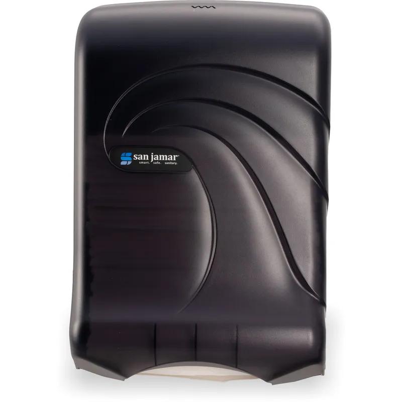 San Jamar Oceans® Paper Towel Dispenser Plastic Smoke Multifold C-Fold 1/Each