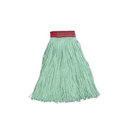 Mop Head 24 OZ Green White Cotton Cut End 1/Each