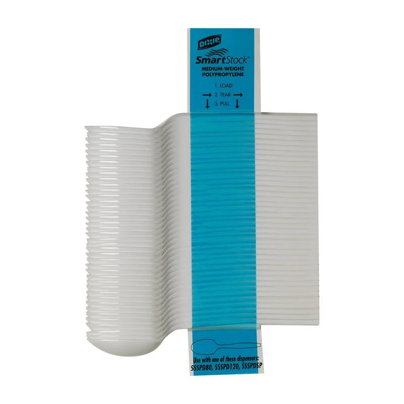 Dixie® Ultra SmartStock® Series-B Spoon PP White Medium Weight Refill Combo 960/Case