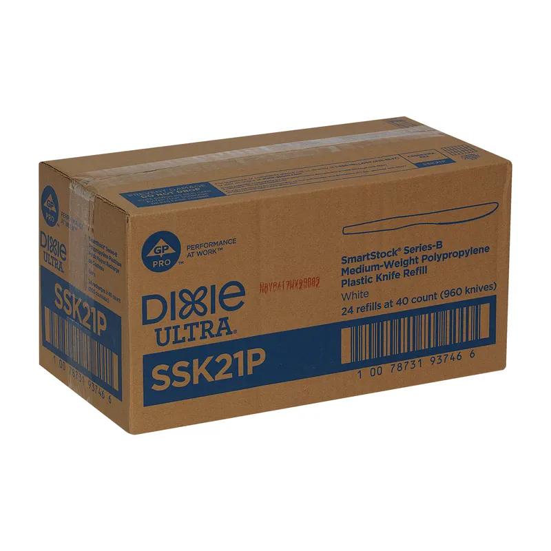 Dixie® Ultra SmartStock® Series-B Knife PP White Medium Weight Refill 960/Case
