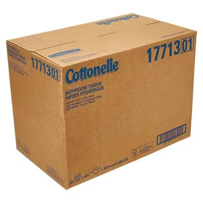 Cottonelle® Professional Toilet Paper & Tissue Roll 4.09X4 IN 2PLY White Standard (SRB) 451 Sheets/Roll 60 Rolls/Case