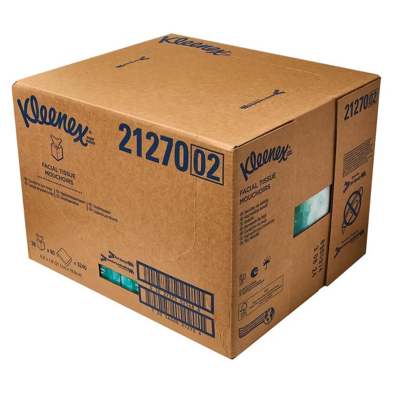 Kleenex® Professional Facial Tissue 8.4X8 IN 2PLY White Cube Box Boutique 90 Sheets/Pack 36 Packs/Case 3240 Sheets/Case