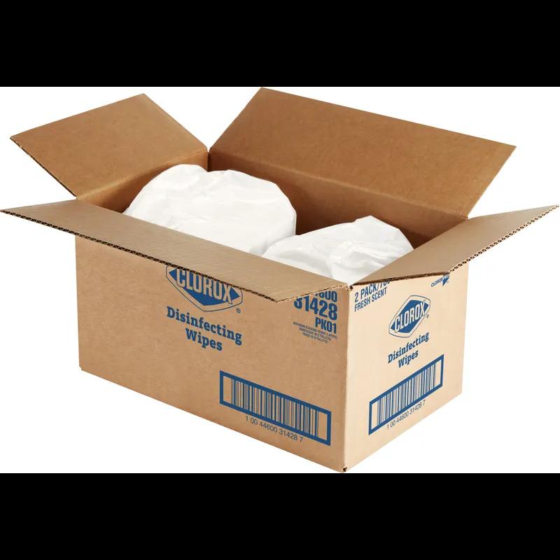 Clorox® Fresh Scent One-Step Disinfectant Multi Surface Wipe Bleach-Free Antibacterial 700 Count/Pack 2 Packs/Case