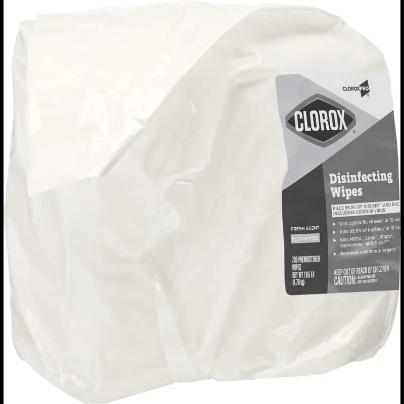 Clorox® Fresh Scent One-Step Disinfectant Multi Surface Wipe Bleach-Free Antibacterial 700 Count/Pack 2 Packs/Case