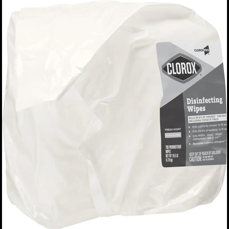 Clorox® Fresh Scent One-Step Disinfectant Multi Surface Wipe Bleach-Free Antibacterial 700 Count/Pack 2 Packs/Case