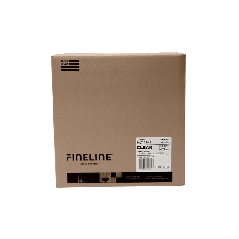 ReForm Lid 14 IN PP Clear Round For Bowl 50/Case