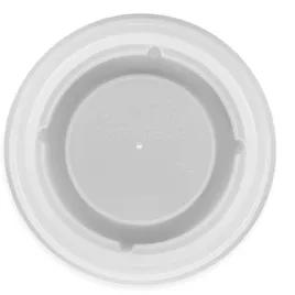 Dinex® Lid Flat PS Translucent For 5-12 OZ Cup No Hole 2000/Case