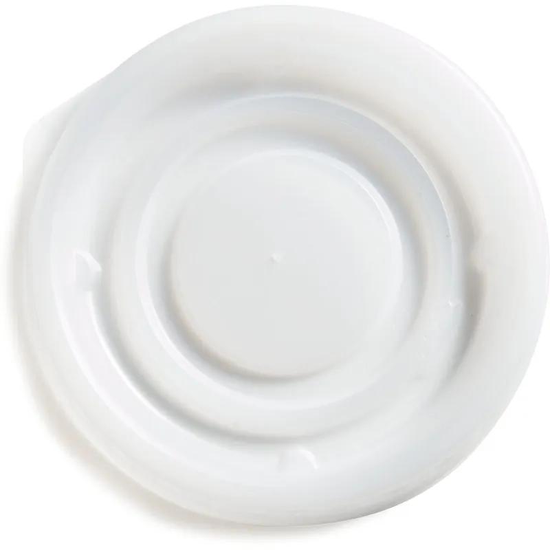 Dinex® Lid Flat PS Translucent For 5-12 OZ Cup No Hole 2000/Case