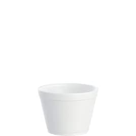 Dart® J Cup® Food Container Base 16 OZ EPS White Round Squat Insulated 25 Count/Pack 20 Packs/Case 500 Count/Case