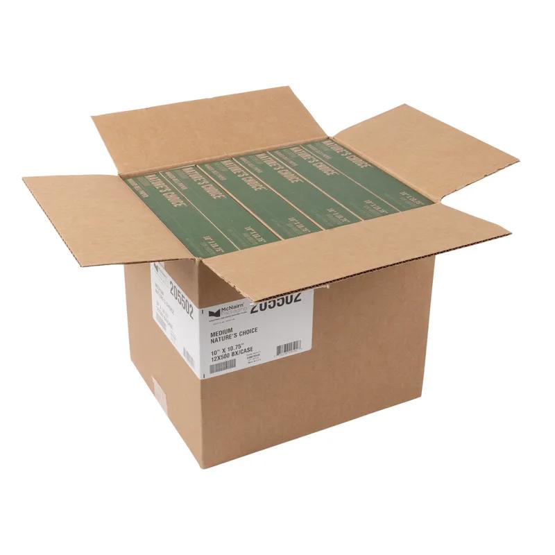 Deli Sheets 10X10.75 IN Dry Wax Paper Natural Kraft Interfold Medium 500 Count/Pack 12 Packs/Case 6000 Count/Case