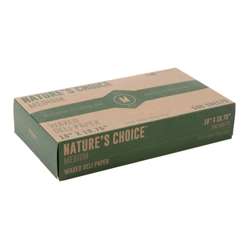 Deli Sheets 10X10.75 IN Dry Wax Paper Natural Kraft Interfold Medium 500 Count/Pack 12 Packs/Case 6000 Count/Case