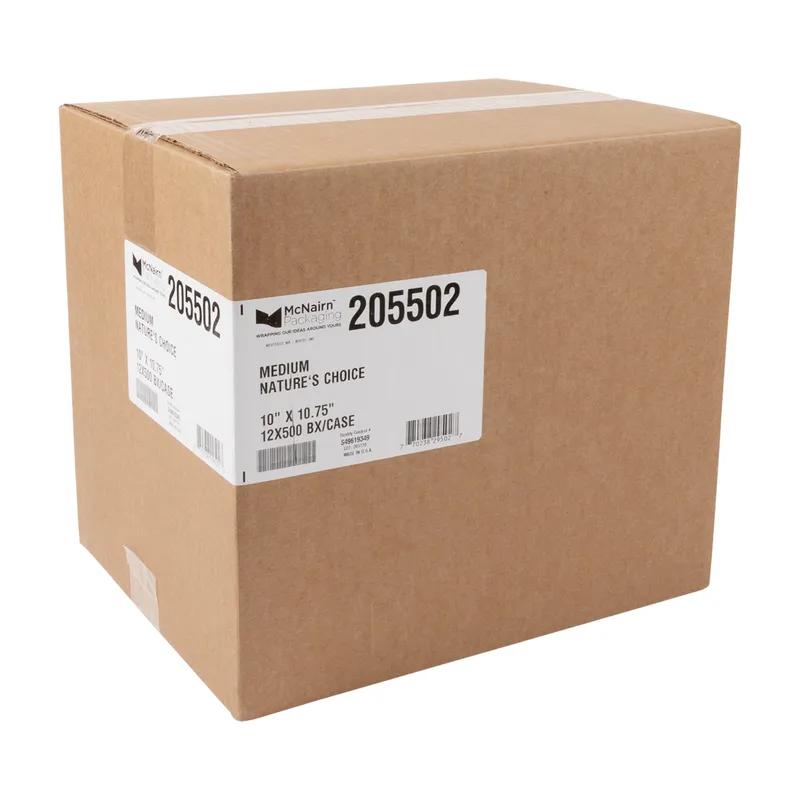 Deli Sheets 10X10.75 IN Dry Wax Paper Natural Kraft Interfold Medium 500 Count/Pack 12 Packs/Case 6000 Count/Case