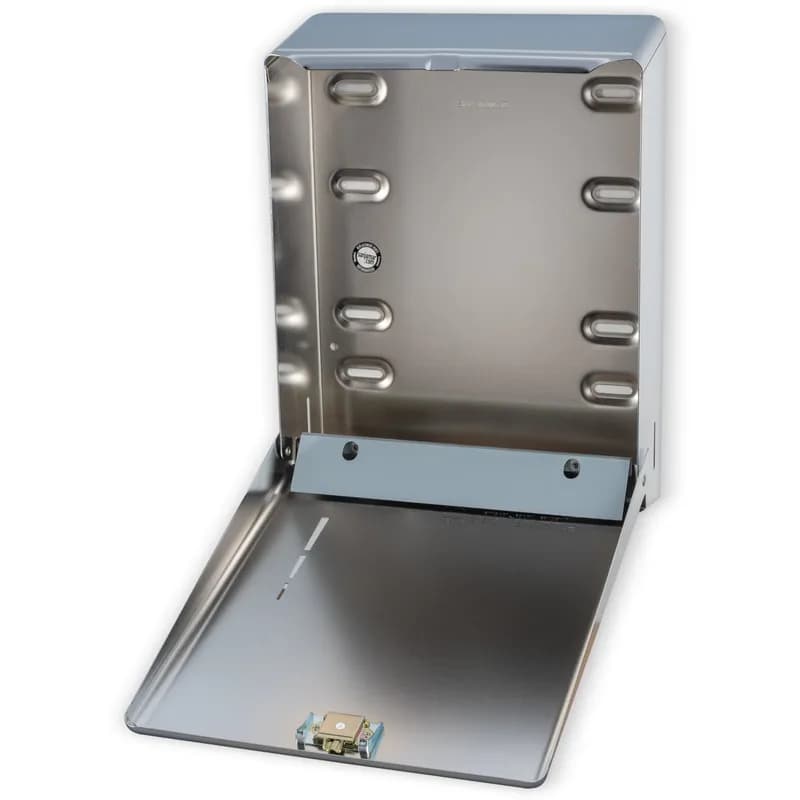 San Jamar Paper Towel Dispenser 4.25X11.75X15.25 IN Plastic Chrome One-At-A-Time Dispensing 1/Case