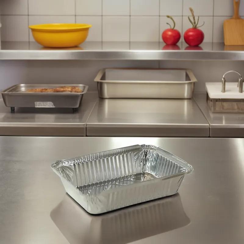 Bread & Loaf Pan 40 OZ 8.5X6X1.75 IN Aluminum Silver Rectangle 500/Case