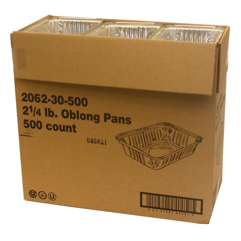 Bread & Loaf Pan 40 OZ 8.5X6X1.75 IN Aluminum Silver Rectangle 500/Case