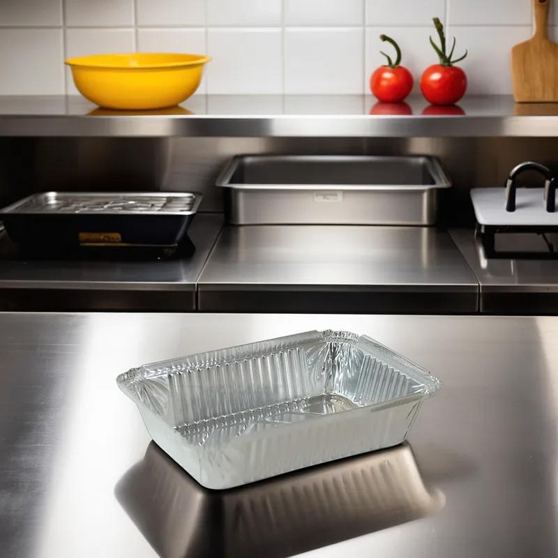 Bread & Loaf Pan 40 OZ 8.5X6X1.75 IN Aluminum Silver Rectangle 500/Case