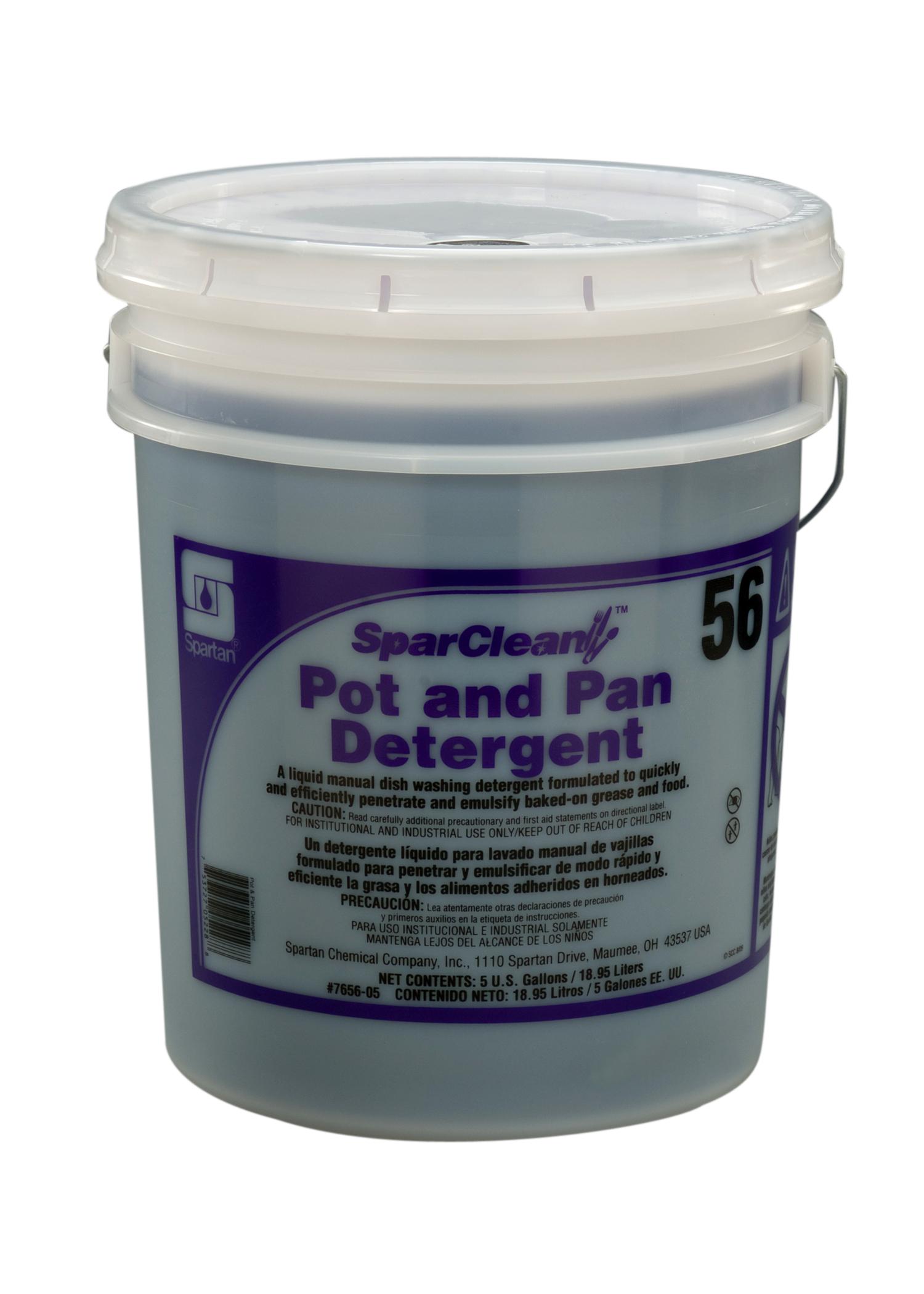 SparClean® Pot and Pan Detergent 56 Pleasant Scent Manual 5 GAL Alkaline Liquid 1/Pail