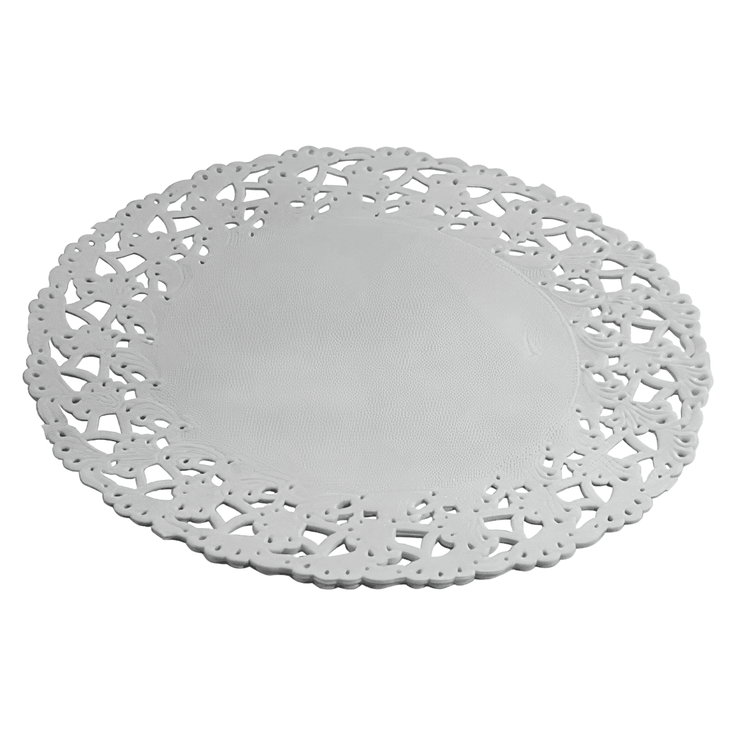 Doily 6 IN Paper White Lace Round 1000/Box