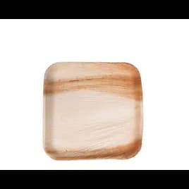 Plate 8X8 IN Palm Leaf Natural Square 300/Case