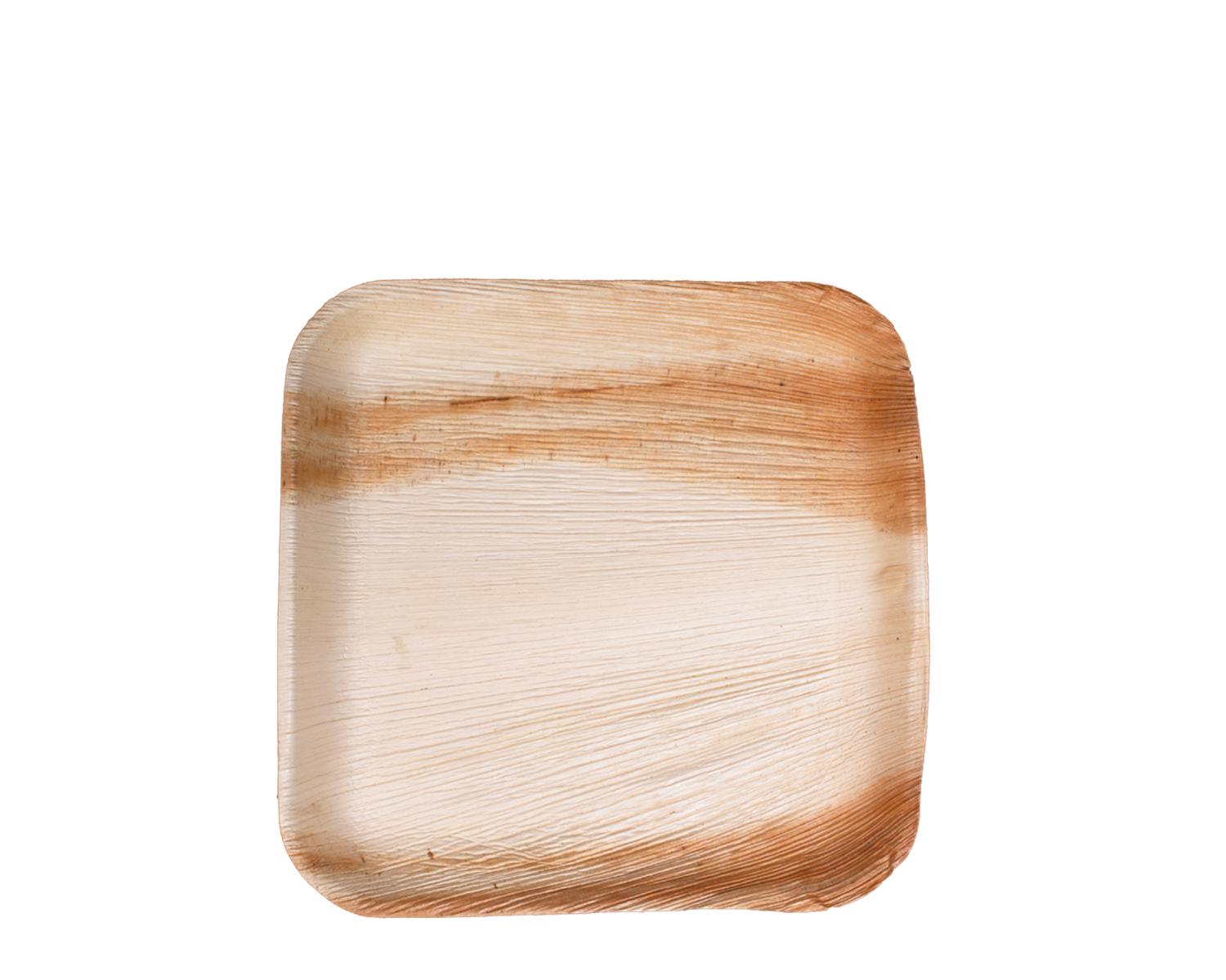 Plate 8X8 IN Palm Leaf Square 300/Case