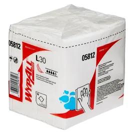WypAll® L30 Cleaning Wipe 12X12.5 IN DRC White 1/4 Fold 90 Count/Pack 12 Packs/Case 1080 Count/Case