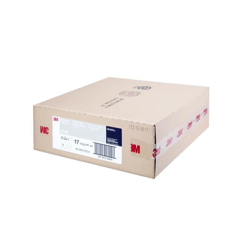 3M™ Scotch-Brite™ 4100 Scrubbing Pad 13X1 IN White Non-Woven Polyester Fiber 175-600 RPM Center Hole Rotary 5/Case