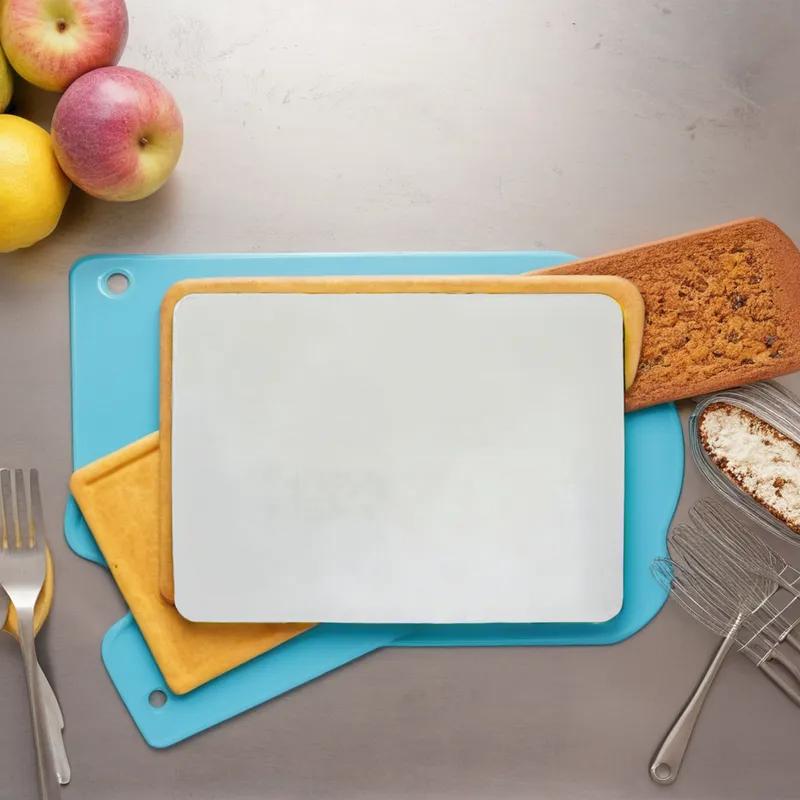 Cake Board 1/2 Size 18X14 IN Corrugated Paperboard White Rectangle Single Wall 50/Bundle