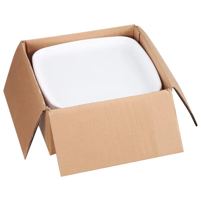 Mozaïk® Serving Tray Base 10.7X10.7X0.58 IN PS White Square 25/Case