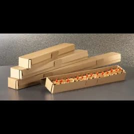 Catering Box 75X6.5X4.5 IN Corrugated Cardboard Kraft Rectangle 25/Bundle