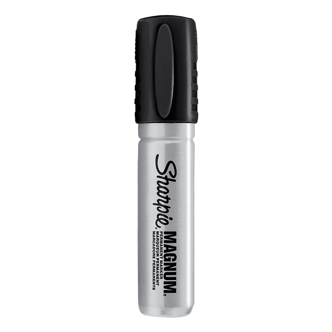 Sharpie® Magnum Permanent Marker Black 12 Count/Pack 1 Packs/Case 12 Count/Case